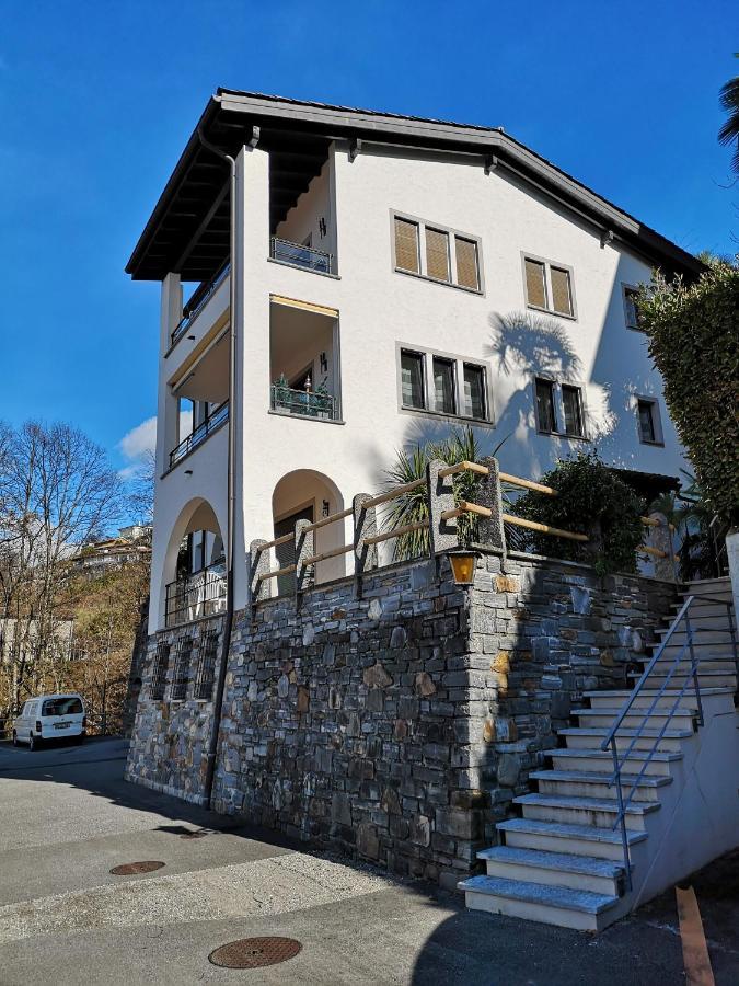 Gambarogno 1 Zimmer Apartment Mit Seesicht Und Pool מראה חיצוני תמונה